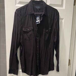 Lucky Brand Dark Button-Up Shirt